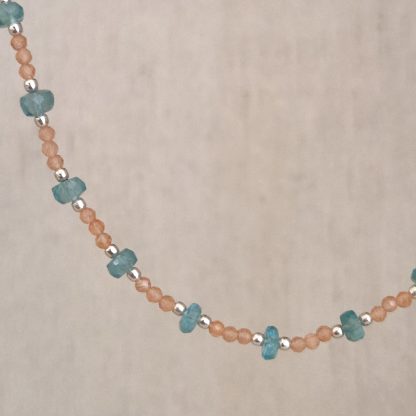 Pulsera Cristales y fluoritas intercaladas