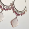 Aros Gypsy Zafiro Cuarzo rosa - Imagen 4