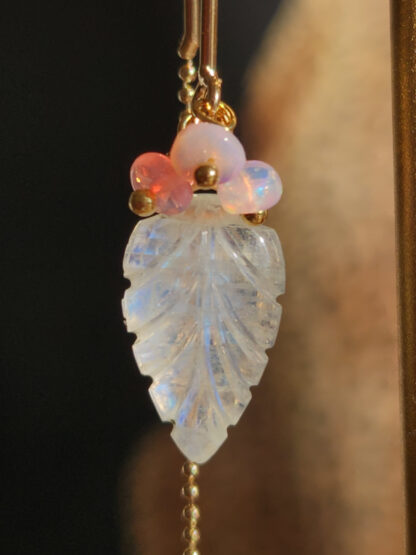 Aros Cadena Doré Piedraluna Opalos - Imagen 2